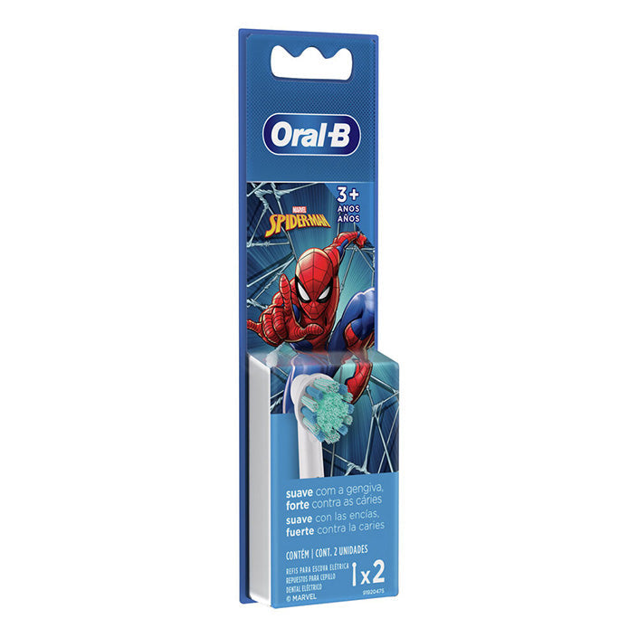 Oral-B Marvel Spider-Man Repuesto Para Cepillo Dental Eléctrico 2 Unidades