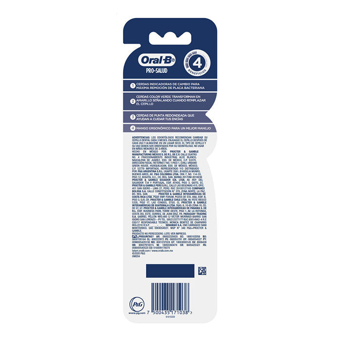 Oral-B Clean Indicator Control Bac Cepillo Dental  Suave 2 Unidades