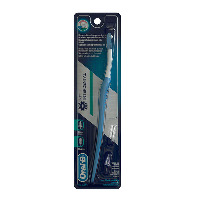 Kit de Ortodoncia Oral-B 1 Cepillo Interdental + 2 Repuestos