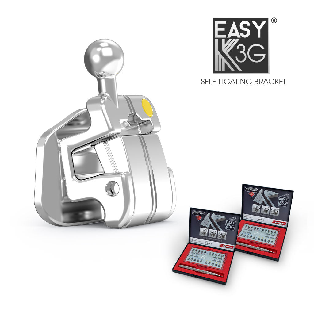 2 SETS DE BRACKETS AUTOLIGADO EASY K 3G DAMON .022 STYLUS