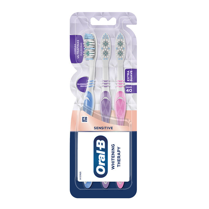 Oral-B Sensitive Whitening Therapy Cepillo Dental Extra Suave  3 Unidades