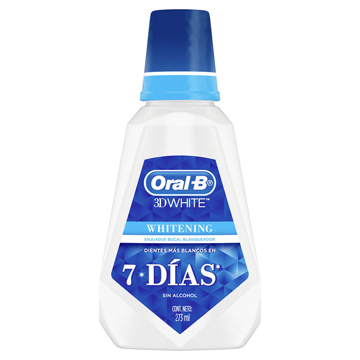Oral-B 3D White Whitening 7 Días Enjuague Bucal Blanqueador 273 ml