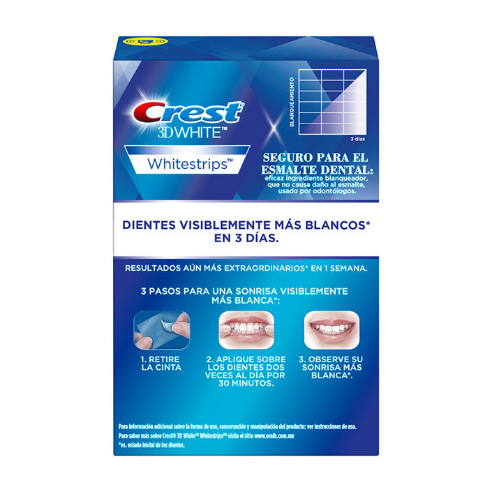 Crest 3DWhite Whitestrips Kit De Blaqueamento Dental 1 Unidad